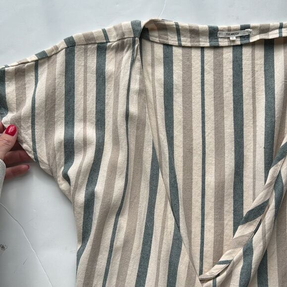 Tularosa Striped Mini Dress in Blue and White - Picture 8 of 12